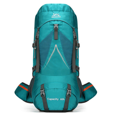New Backpack Outdoor Hiking Bag 60L Large Capacity Nylon Travel Camping Hiking Backpack - Korvel