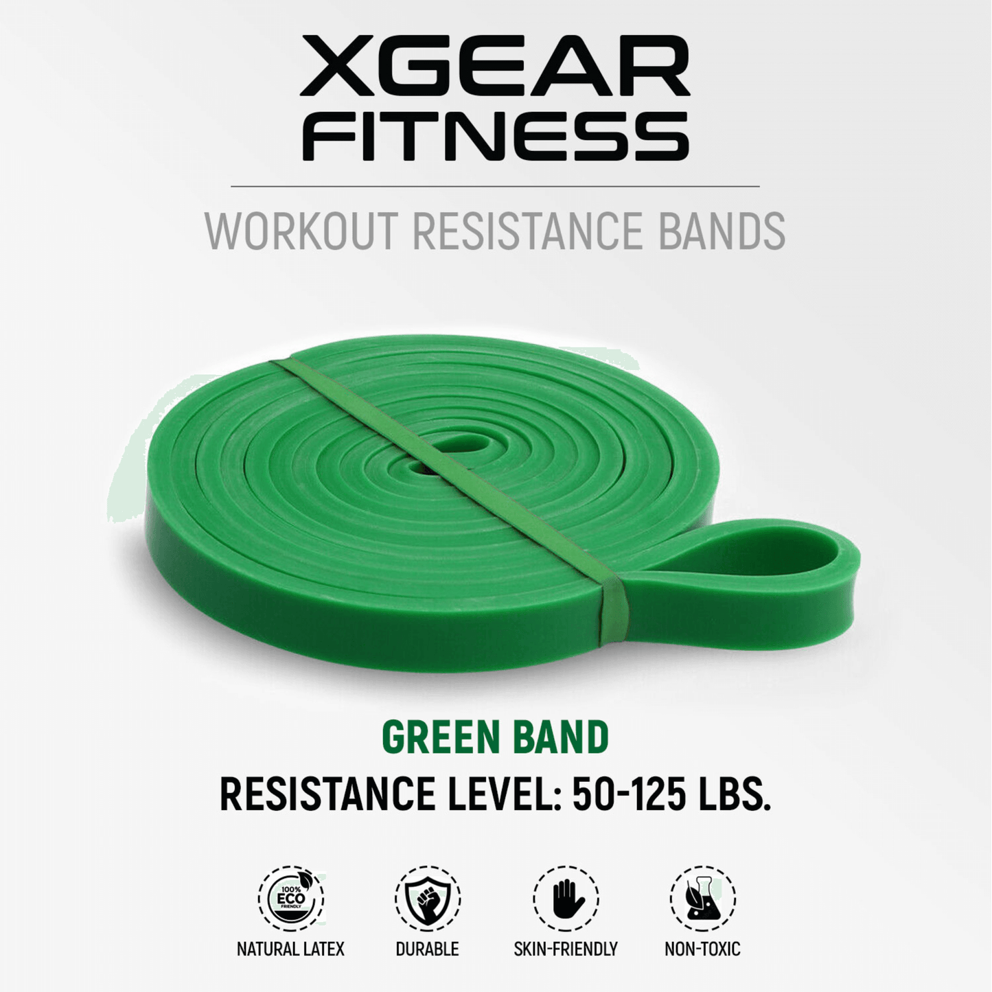 Bandas de Resistencia Pesadas XG-PRO de XGear Fitness