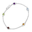 Bracelet en argent sterling .925 de 1,83 carat avec pierres multi-stones