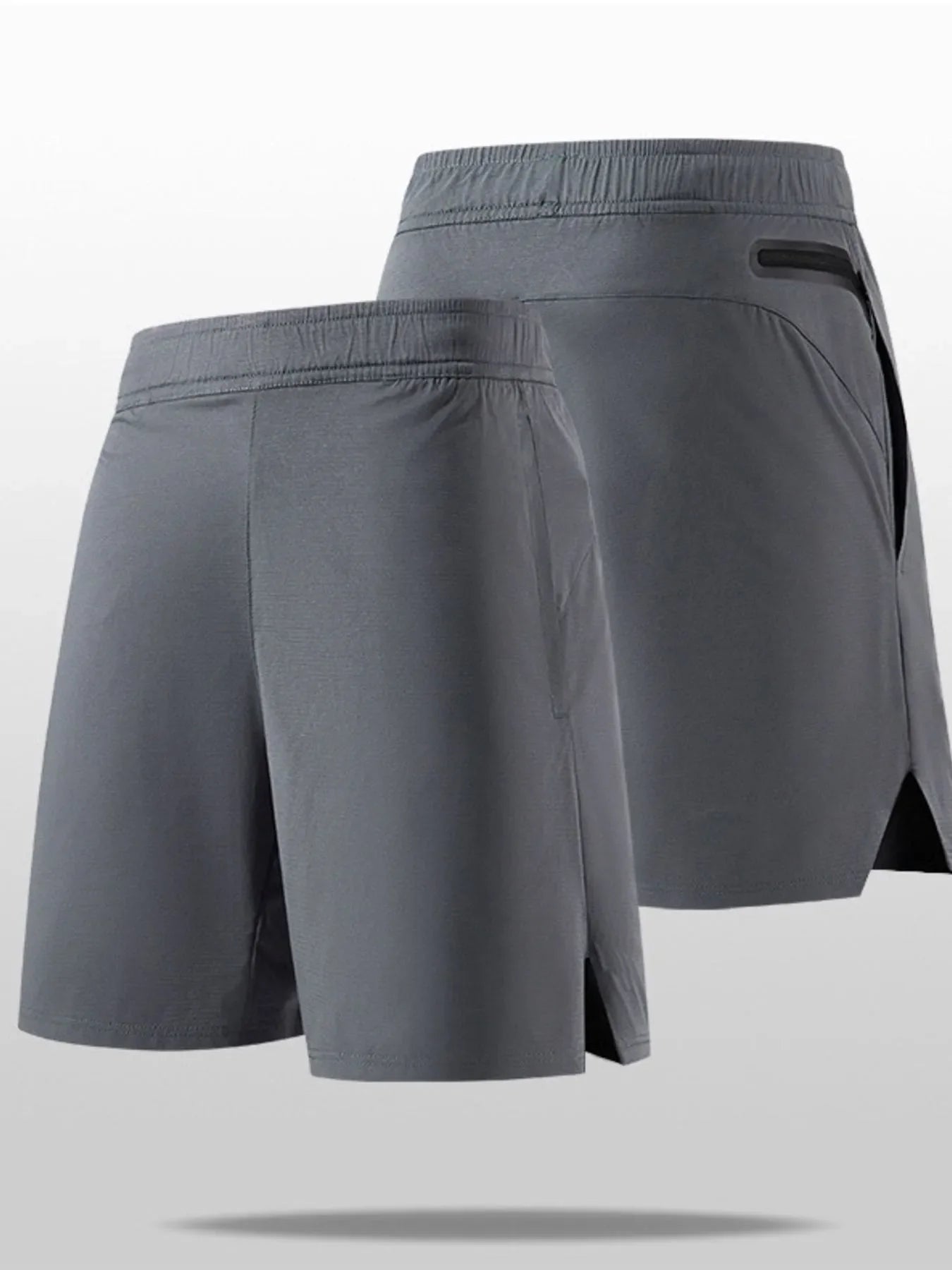 Shorts actifs pour hommes grande taille avec taille élastique