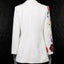 Blazers brodés floraux élégants en trois dimensions