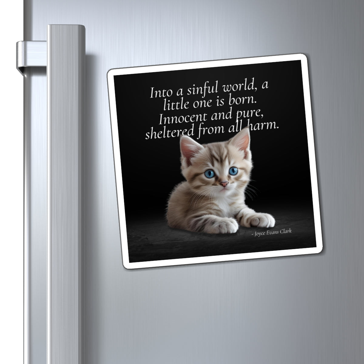 Celebrate New Beginnings: Customizable Baby Announcement Magnets - Korvel