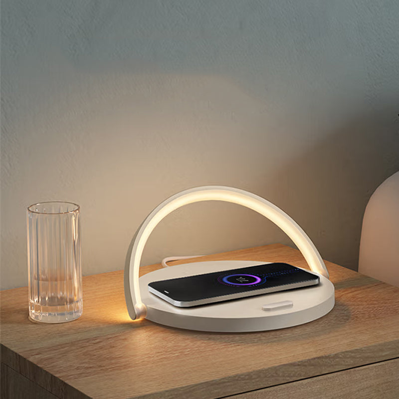 Rainbow Light Wireless Charging Desktop Stand - 15W Fast Charge