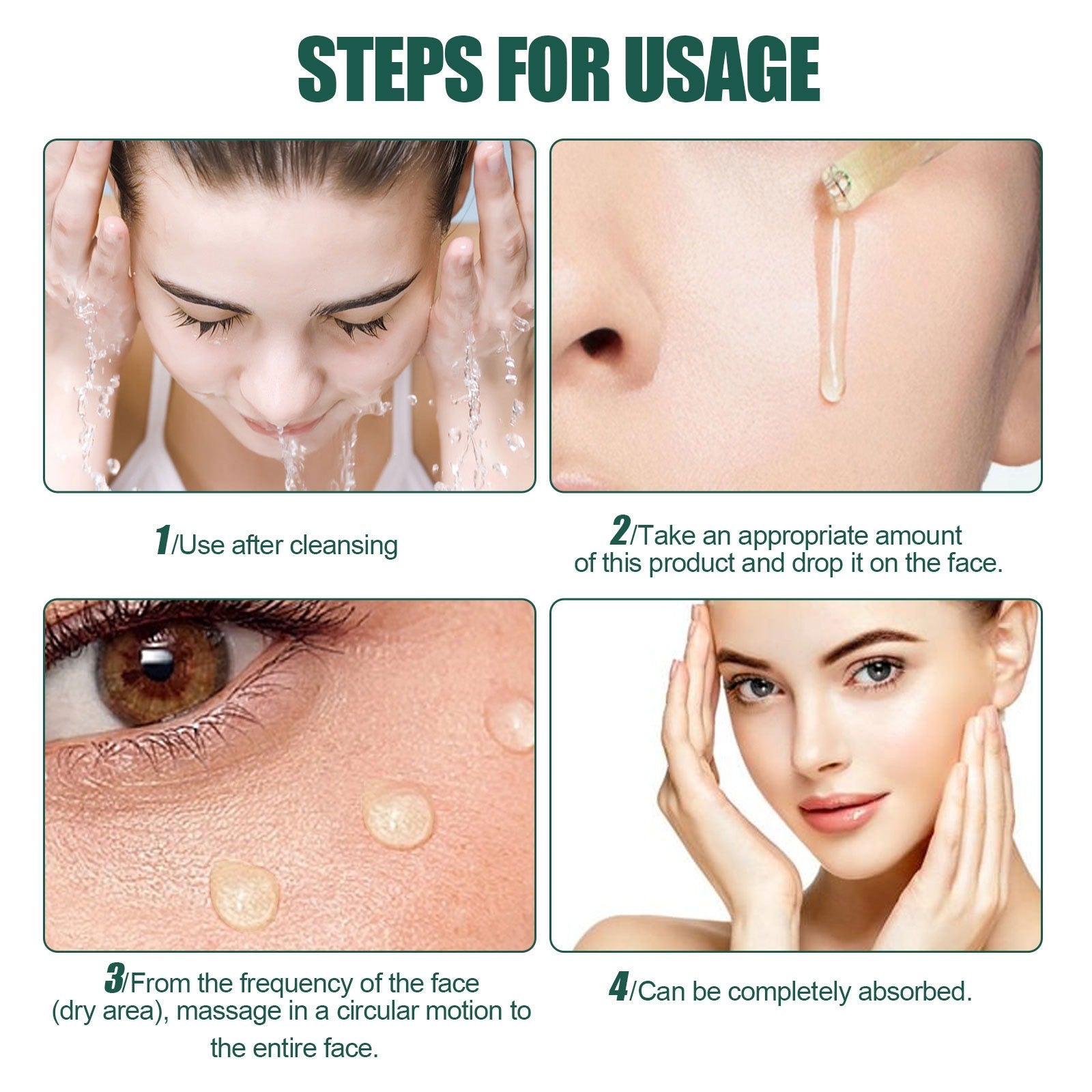 OUHOE Essence collagen replenishing essence whitening freckle removal facial essence brightening hydrating moisturizing - Korvel