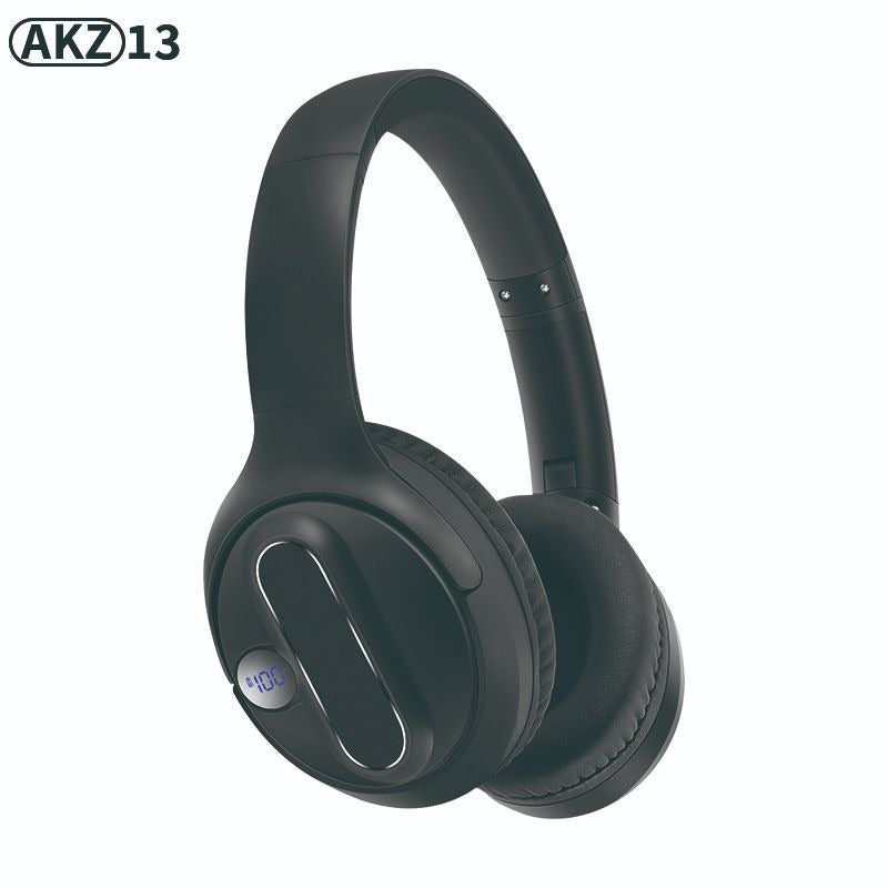 AKZ-13 wireless Bluetooth headset with battery level display and long battery life foldable - Korvel