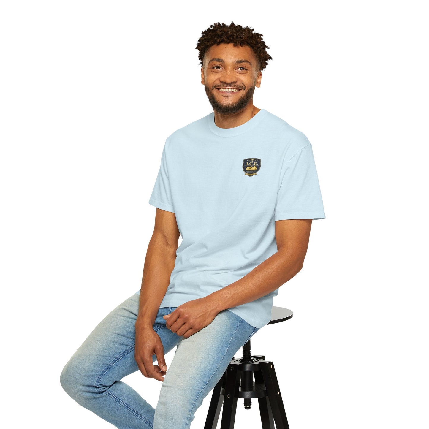 I.C.E. Badge T-Shirt | Institute of Cozy Excellence Tee