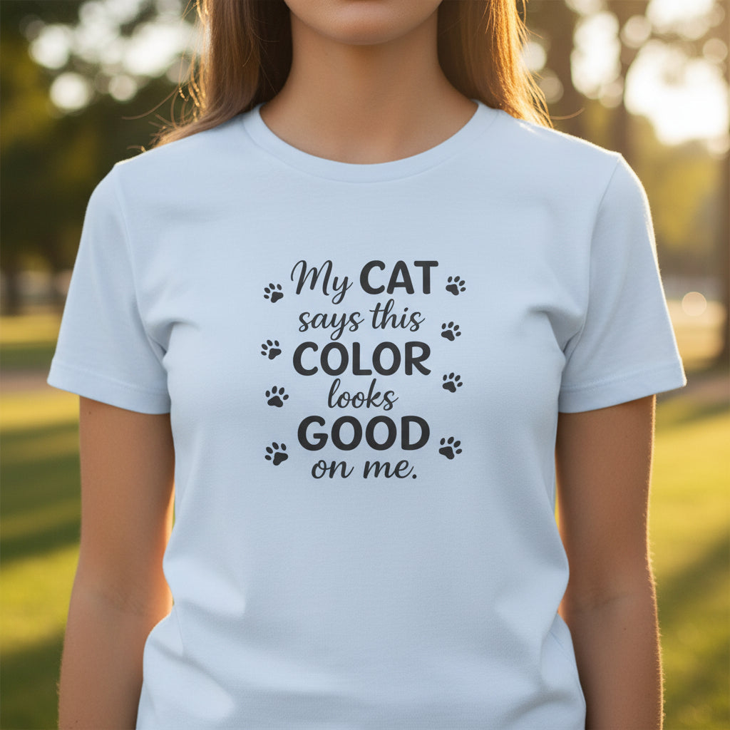 Mon chat a choisi ça – T-shirt graphique doux