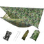 260x140cm Outdoor Double Camping Hammock with Mosquito Net and Rain Fly Tarp Lightweight Parachute Hammocks for Travel Hiking - Korvel