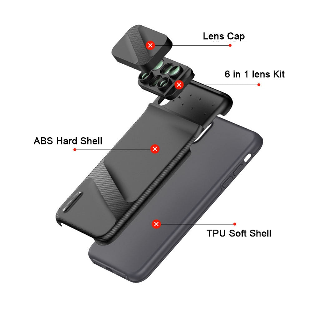 Premium Camera Lens Phone Case for iPhone XR/XS Max