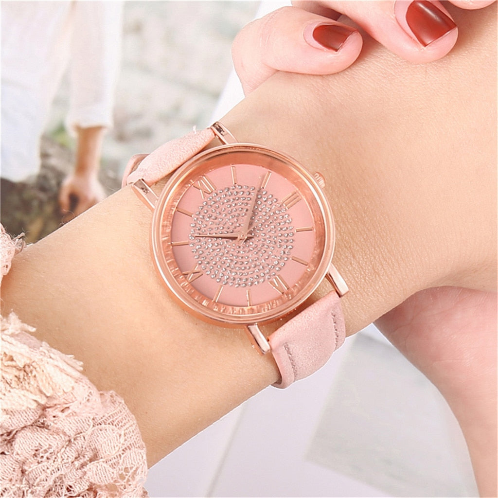 Luxury Watches Quartz  Watch Stainless Steel Dial Casual Bracele Watch - Korvel