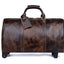 Premium Large Capacity Cowhide Trolley Travel Bag