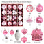 Christmas decoration 6cm electroplated ball plastic ball special-shaped painted Christmas ball gift Christmas tree pendant - Korvel