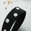 New Fashion Full Pearl Wide Edge Shampoo Headband Pressed Hair Ornament - Korvel