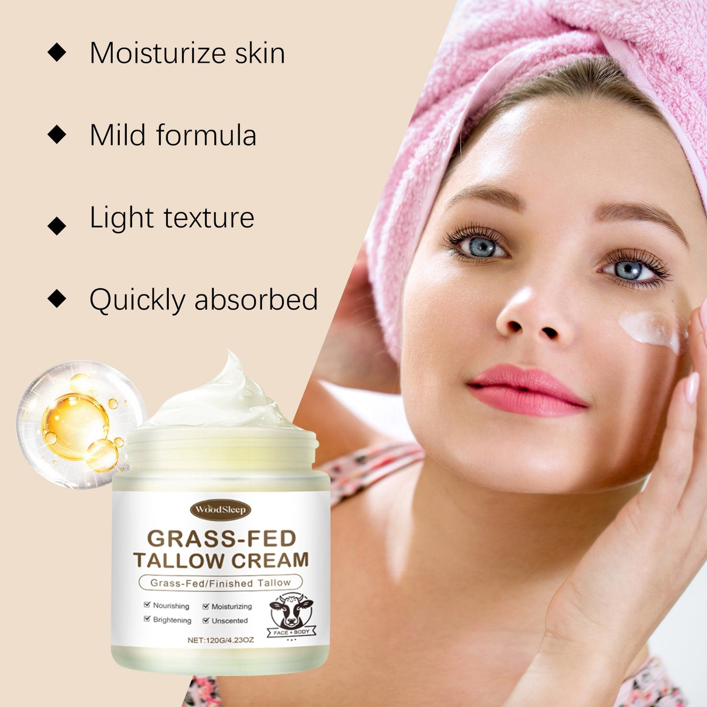 Premium Butter Moisturizing Cream for Radiant Skin