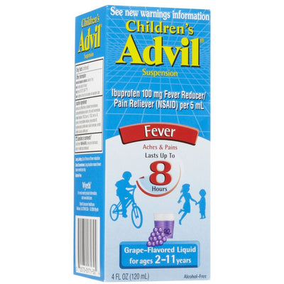 Advil Children's Pain Reliever & Fever Reducer Liquid - Grape 4 Oz