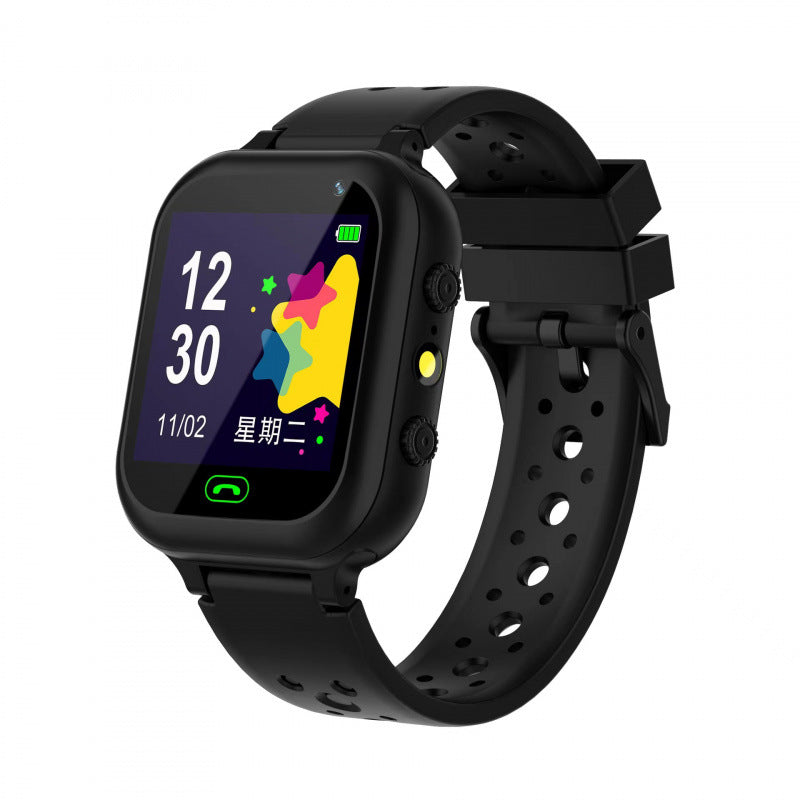 Children's Smart Phone Watch Waterproof Q12 English Multi Language GPS Positioning - Korvel