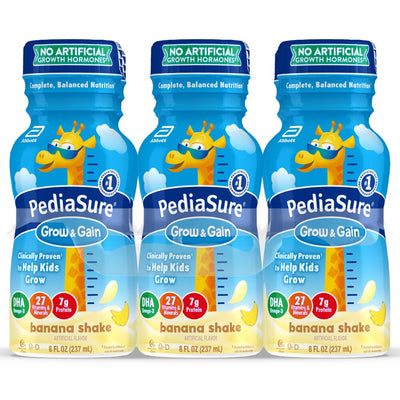 PediaSure Grow & Gain Kids’ Nutritional Shake - Banana 8 Fl Oz