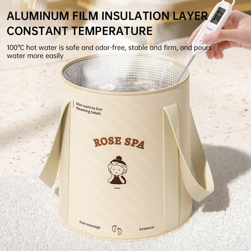 Bassin de bain de pieds portable et pliable pour la maison et les voyages