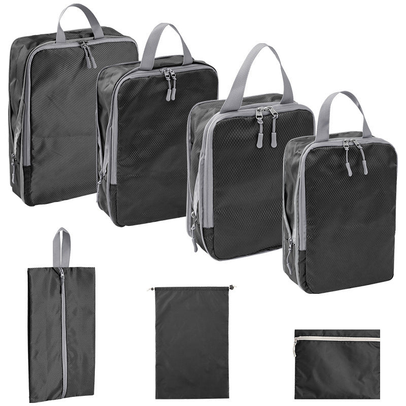 Ultimate Travel Organizer Bag Set - 8 Compressed Pieces - Korvel