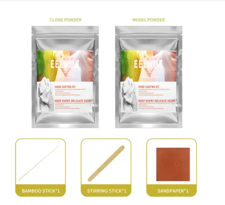 Kit de Moldeo de Manos para Recuerdos Queridos