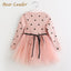 Bear Leader Girls Dress Pentagram Princess Dress Brand Girls Clothes Children Clothing European and American Style Girls Dresses - Korvel