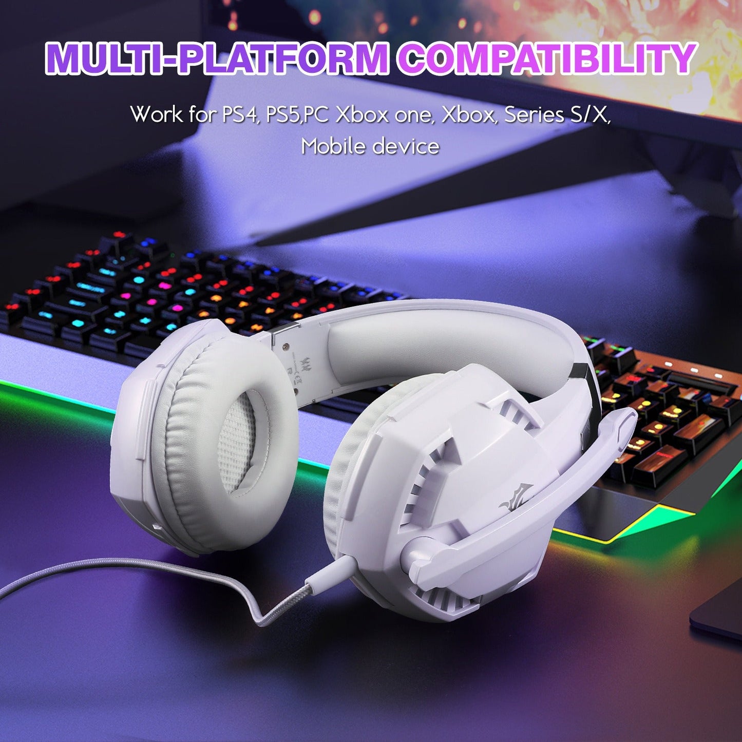 G2000 Wired Gaming Headset for Immersive Audio Experience