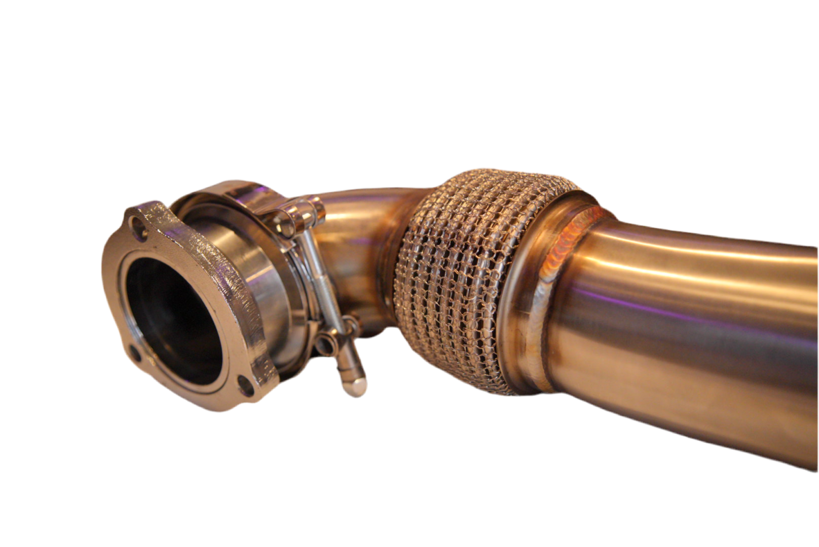 High-Performance SPDZ1 3” Race Downpipe for Hyundai Veloster Turbo & KIA Forte GT - Korvel