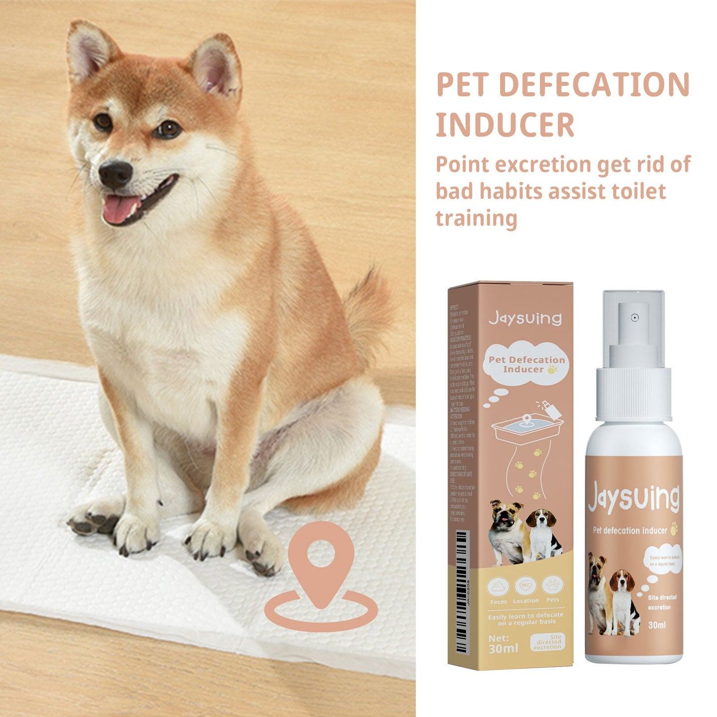 Pet Defecation Inducer Spot-Training Induction Spray Pet Toilet Inducer - Korvel