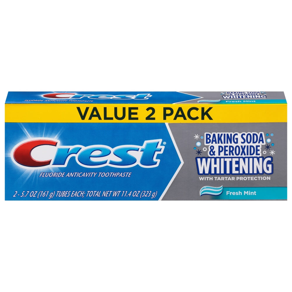 Crest Baking Soda & Peroxide Whitening Toothpaste Value Pack