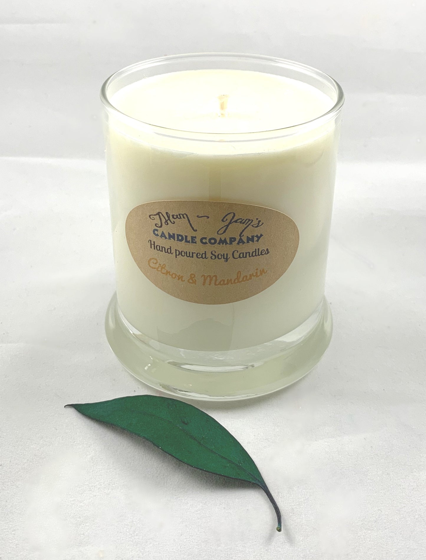 Citron and Mandarin Soy Candle – Bright & Citrus Scent | Mam Jam’s - Korvel