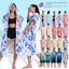 Hooded Towel Ultra-fine Fiber Zipper Wearable Bathrobe Cape Beach Towel - Korvel