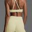 Ruched Sports Bra & High-Waisted Shorts Active Set