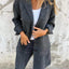 Lapel Single Breasted Cardigan with Pockets