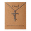 Faith Religious Gift Stainless Steel Cross Collarbone Chain Sweater Chain - Korvel