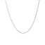 14k White Gold Diamond Cut Rolo Chain - 1.1mm