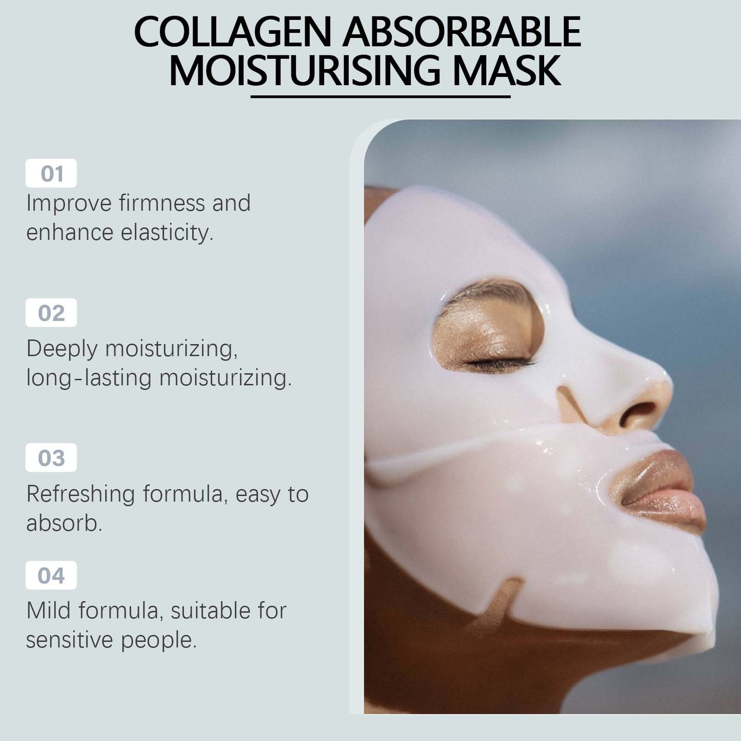 Mascarilla de Colágeno Premium para Hidratación y Cuidado de la Piel