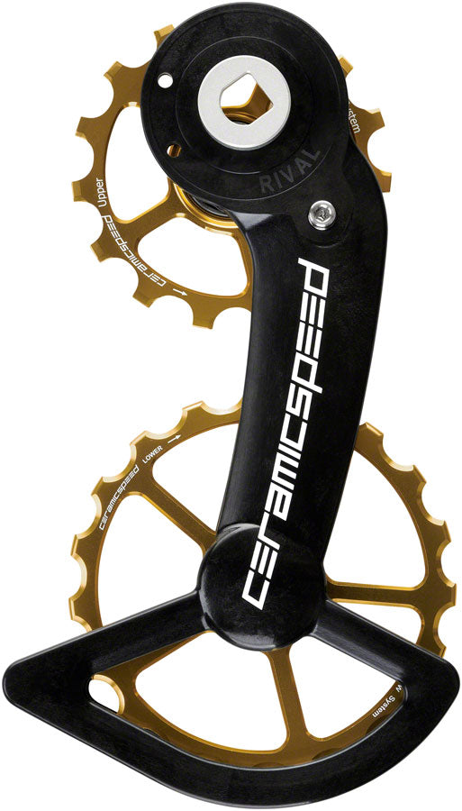 CeramicSpeed OSPW Pulley Wheel System for SRAM Rival AXS - Gold