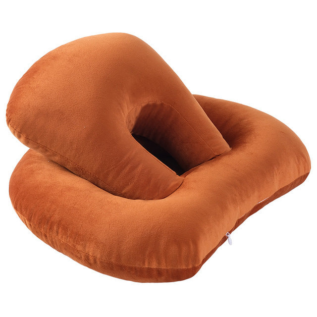 U-Shaped Travel Neck Pillow with Arm Rest Support