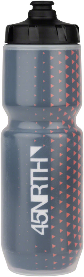 Botella de Agua Aislada Purist Last Light de 45NRTH - Negro/Naranja 23oz