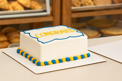 Cake Board - 16" x 16" White Corrugated Square Single - Korvel