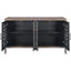 Hollow Four Door Antique Cabinet - American Country Style