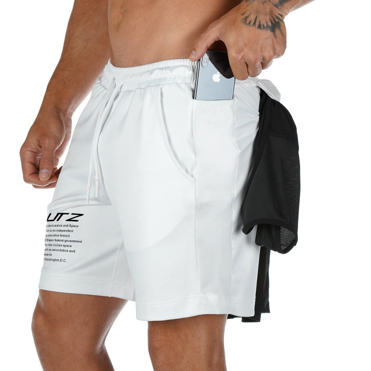 Shorts de fitness slim fit premium pour hommes actifs