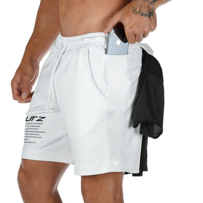 Shorts de fitness slim fit premium pour hommes actifs