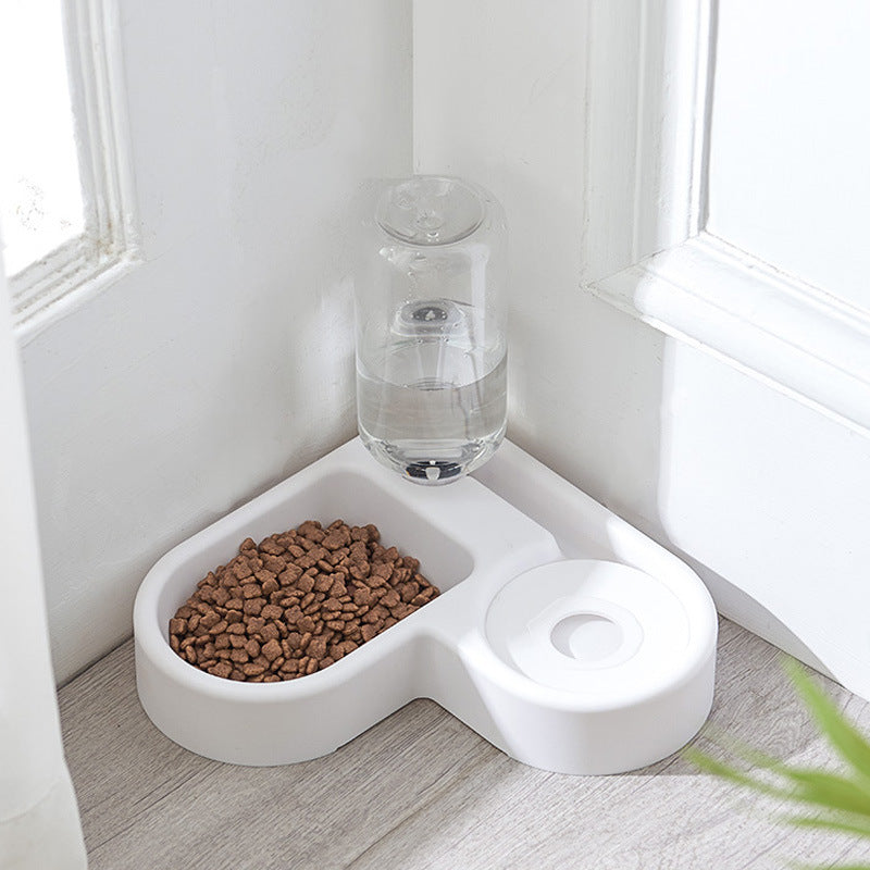 Pet bowls save space reduce flipping wet mouth cat bowls pet automatic water dispensers pet food bowls dog bowls - Korvel