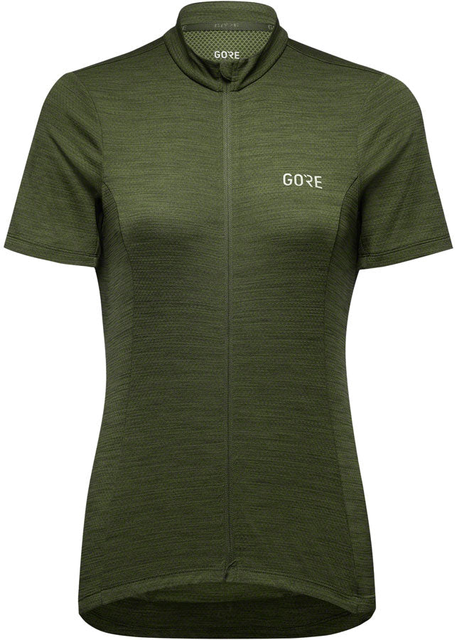 Gorewear C3 Jersey - Vert Utilitaire Femme Grande 12-14