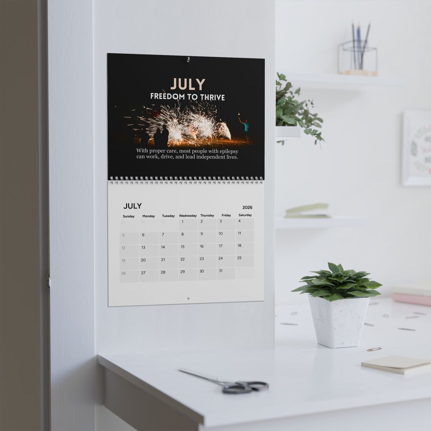Calendrier de sensibilisation à l'épilepsie 2026 - Saisissez le moment