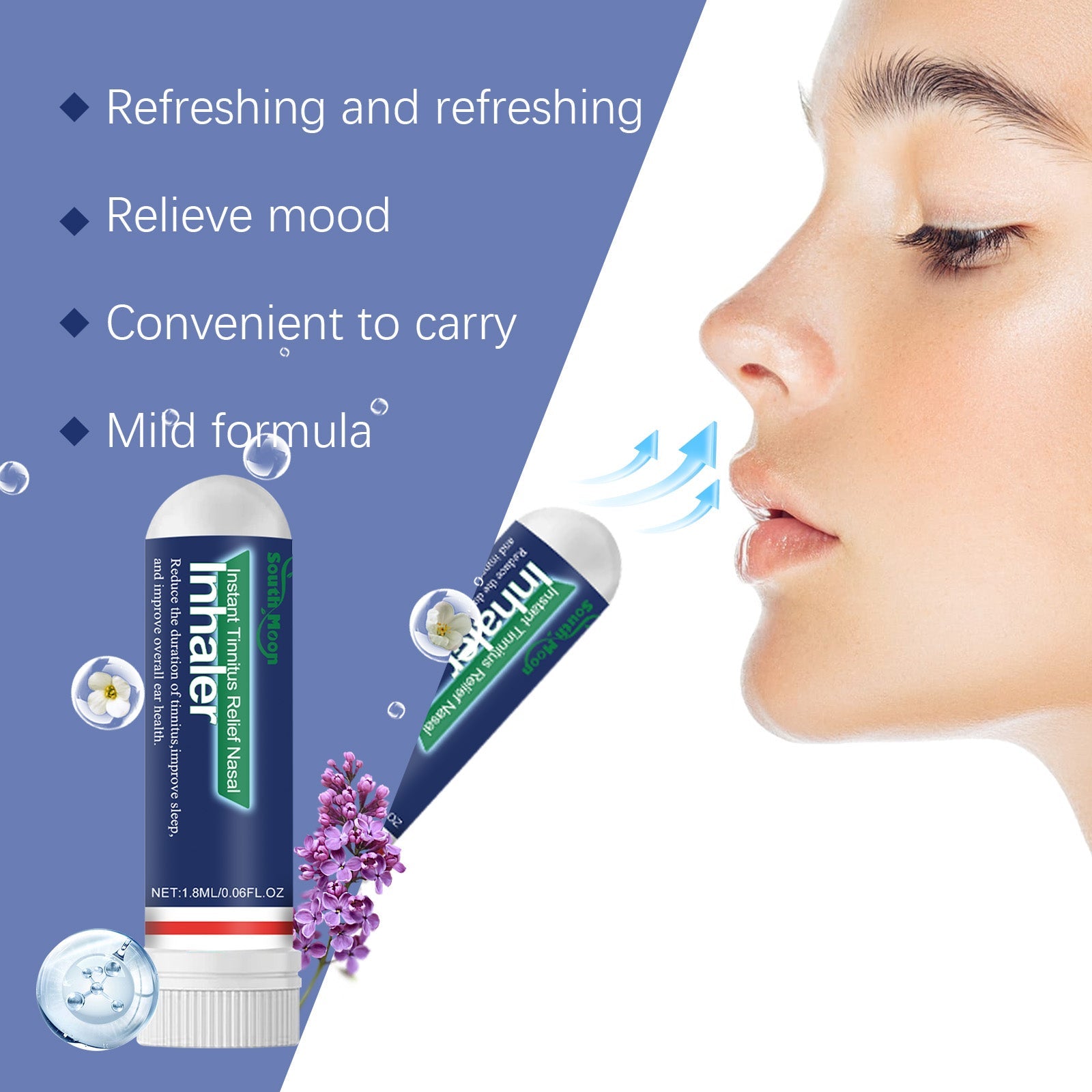 Tinnitus Nasal Suction Stick, Gentle Ear Care To Relieve Tinnitus Discomfort Convenient Ear Kang Nose - Korvel