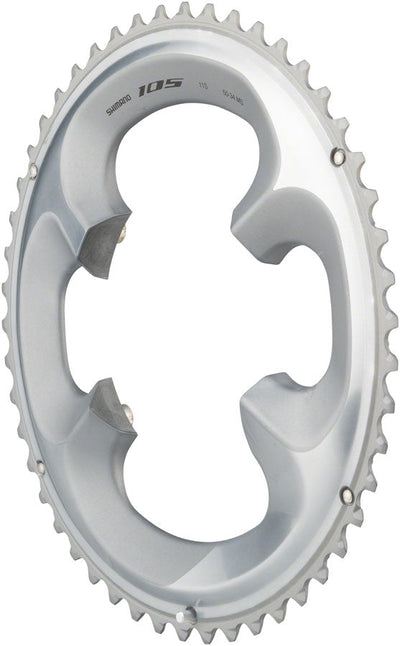 Shimano 105 FC-R7000 50t Asymmetric Chainring - Silver