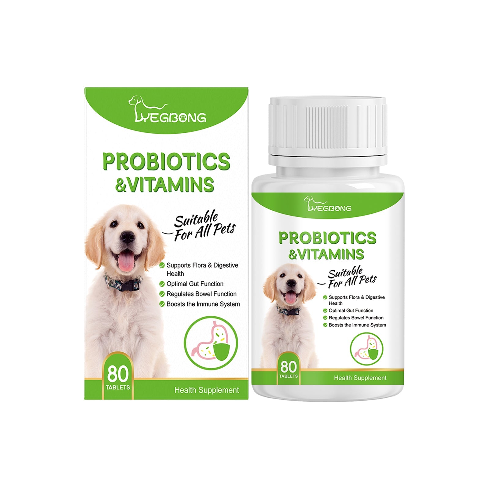 Pet Probiotic Tablets Improve Gut Health And Promote Nutritional Absorption Of Pet Care Supplements - Korvel