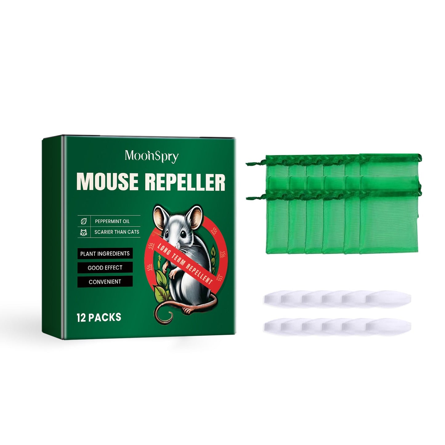 Pillule Répulsive pour Souris Premium pour Usage Domestique et Extérieur